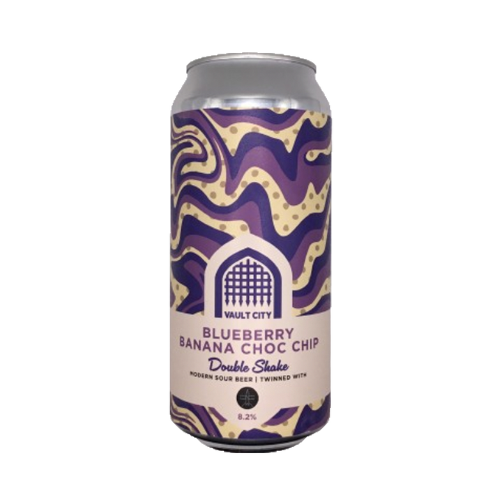 Vault City Brewing - Blueberry Banana Choc Chip Double Shake Sour 8.2% 440ml Can