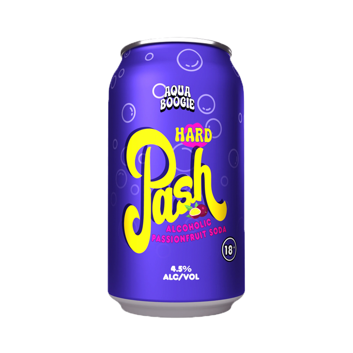 Wolf of the Willows Brewing Co - Aqua Boogie Hard Pash Passionfruit Seltzer 4.5% 355ml Can